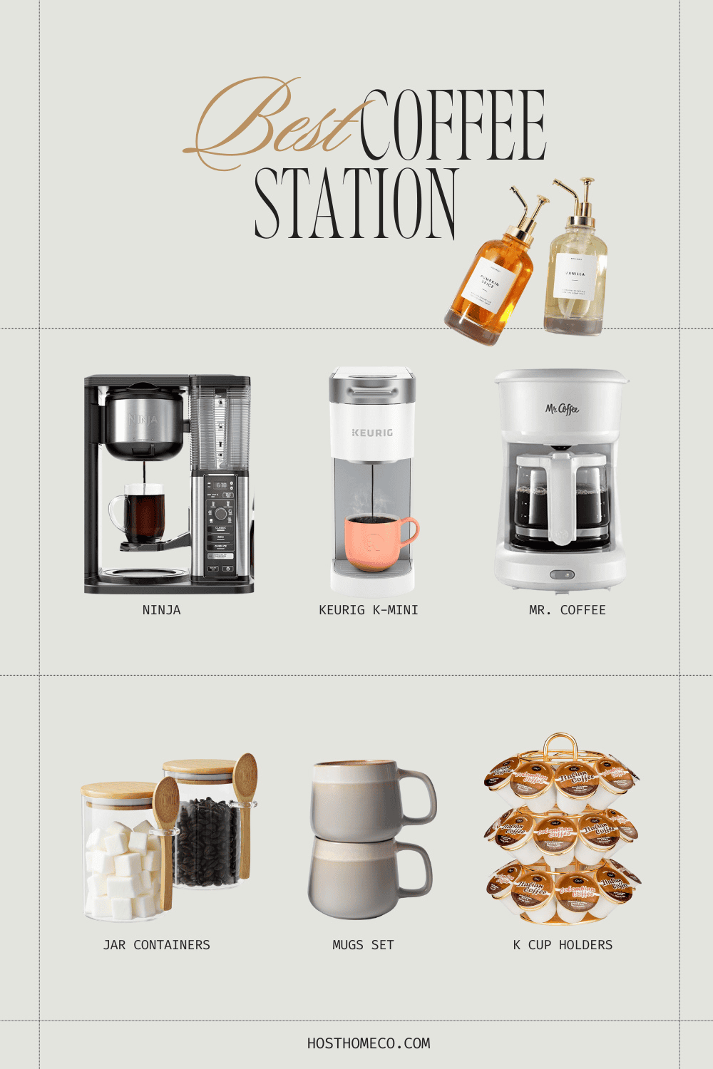 best home coffee station