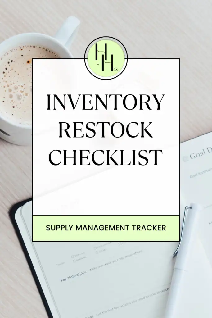Inventory Restock Checklist