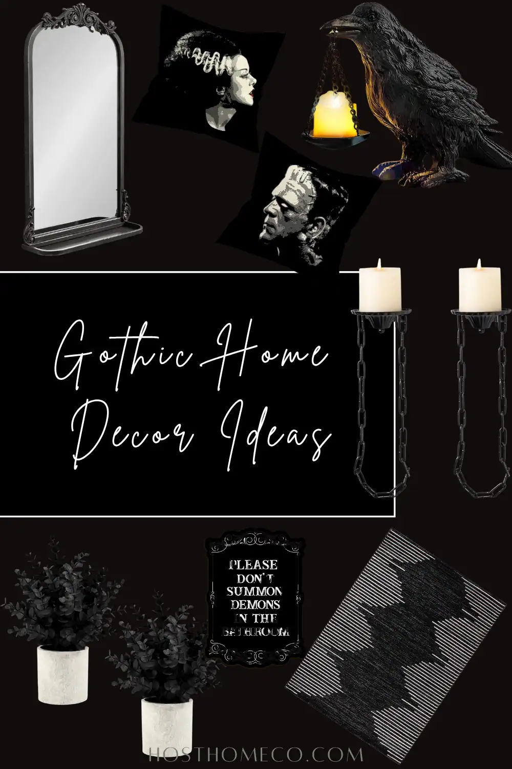 Gothic home decor ideas