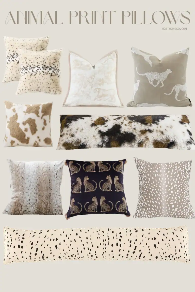 animal print pillows