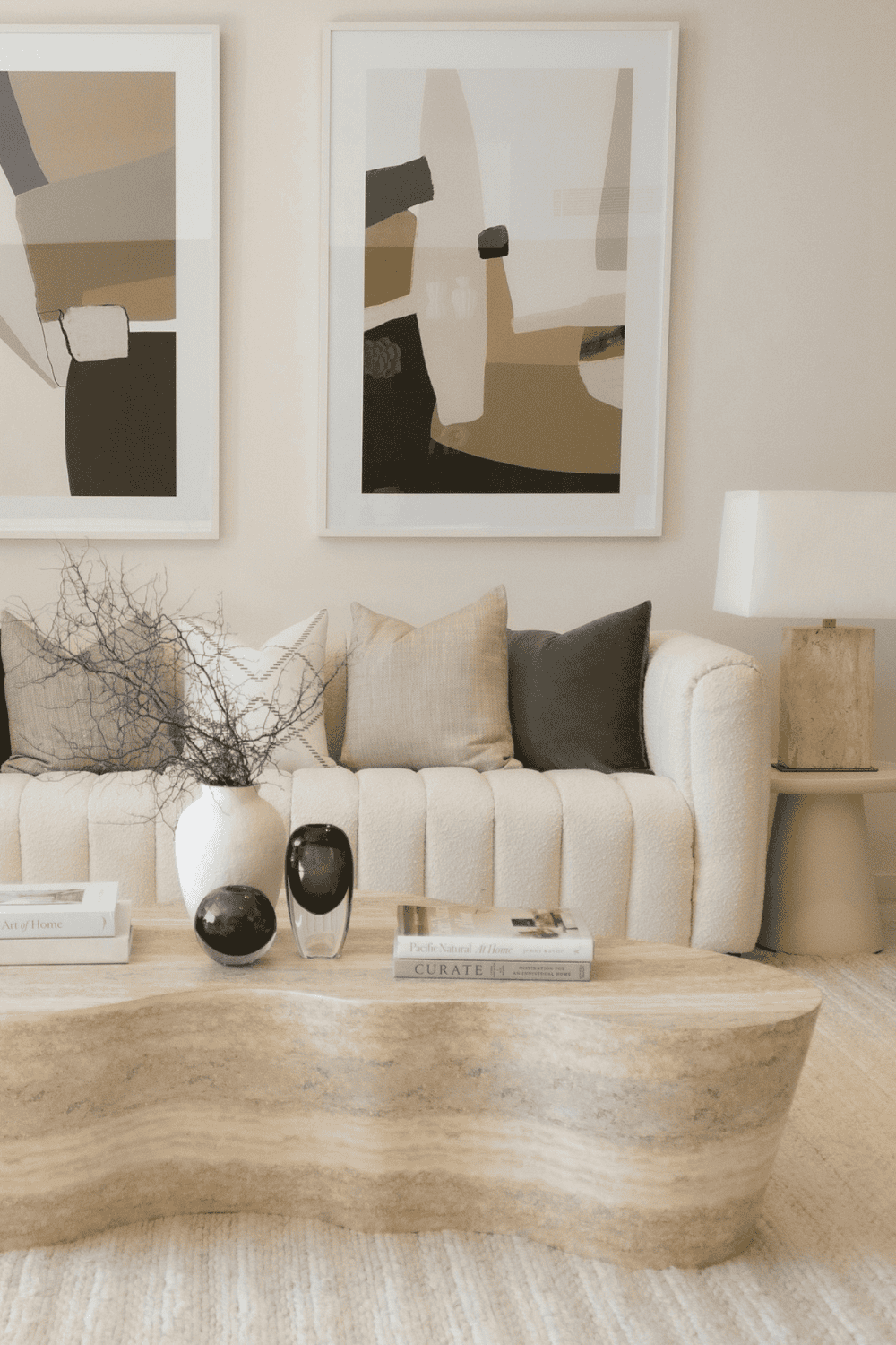 neutral living room decor