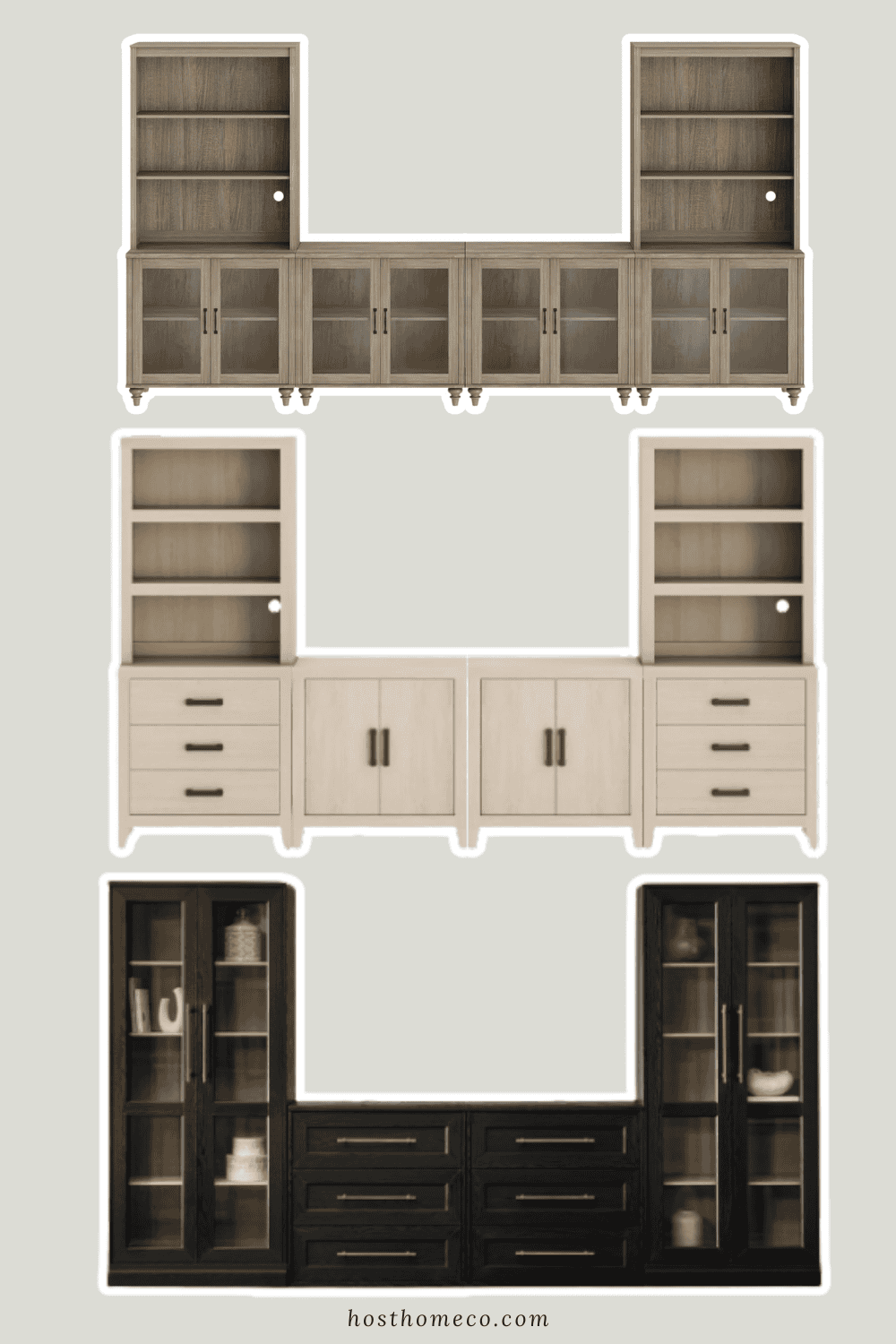 built in wall tv unit