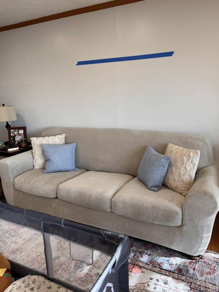 cheap decorating ideas for living room walls