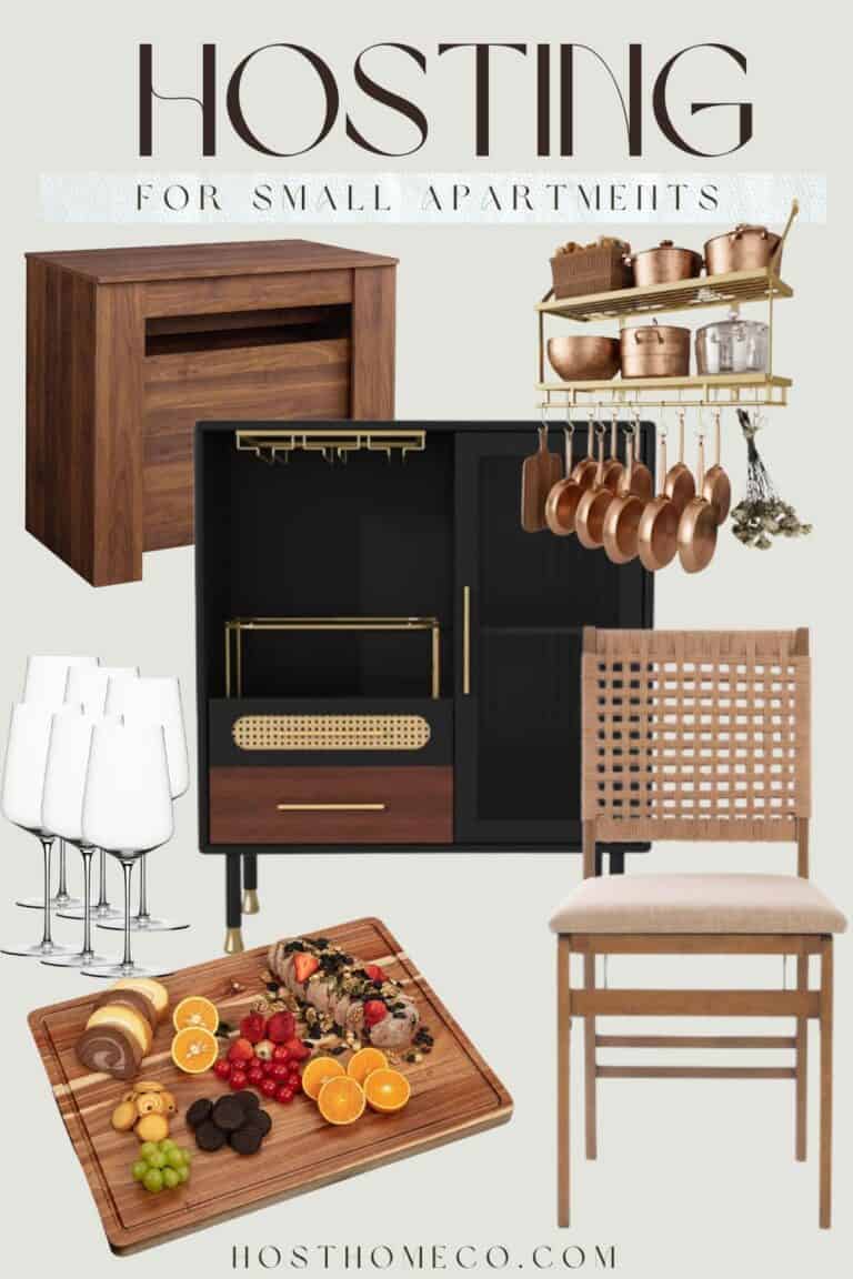 hosting essentials for small apartments