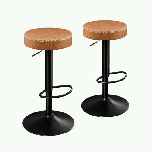 modern backless counter stool