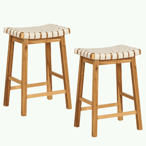 modern backless counter stool