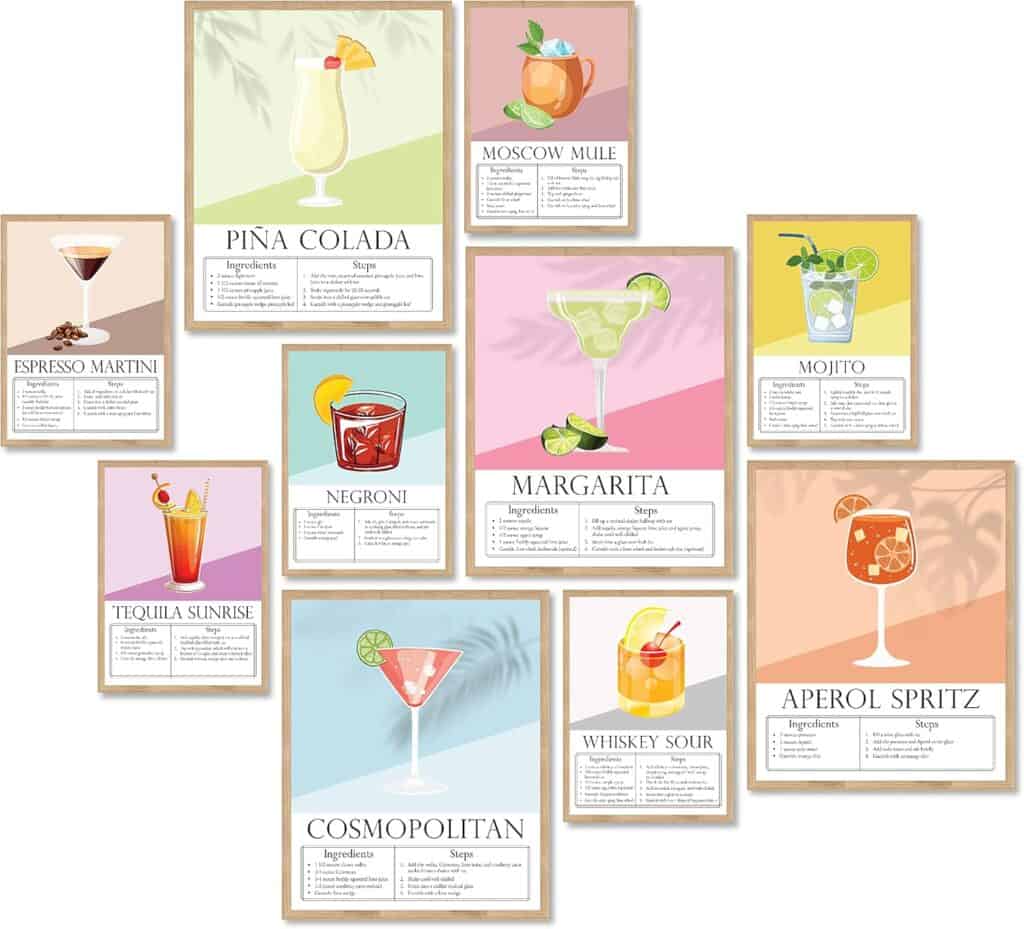 whimsical bar cart inspiration