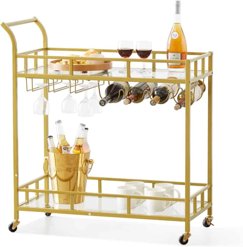 whimsical Pinterest bar cart inspiration