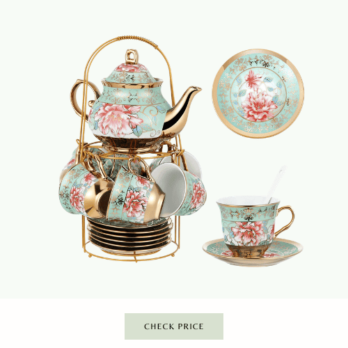 Bridgerton Interior tea set