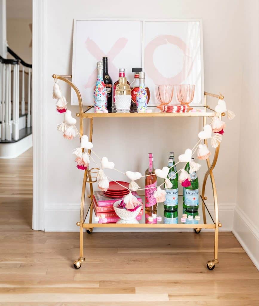 romantic Bar Cart