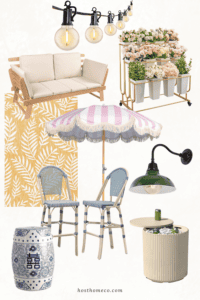 summer patio decor