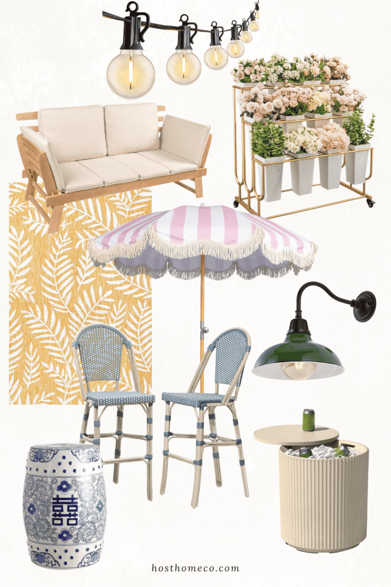 summer patio decor
