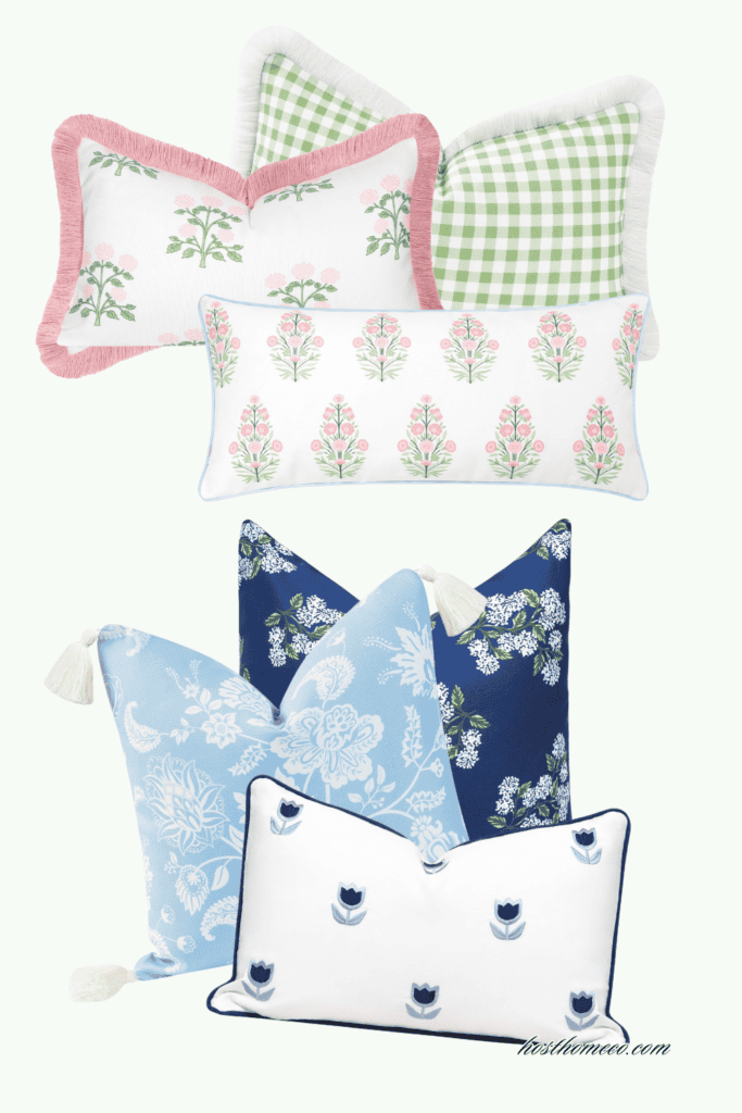 Coastal Summer Throw Pillow Covers