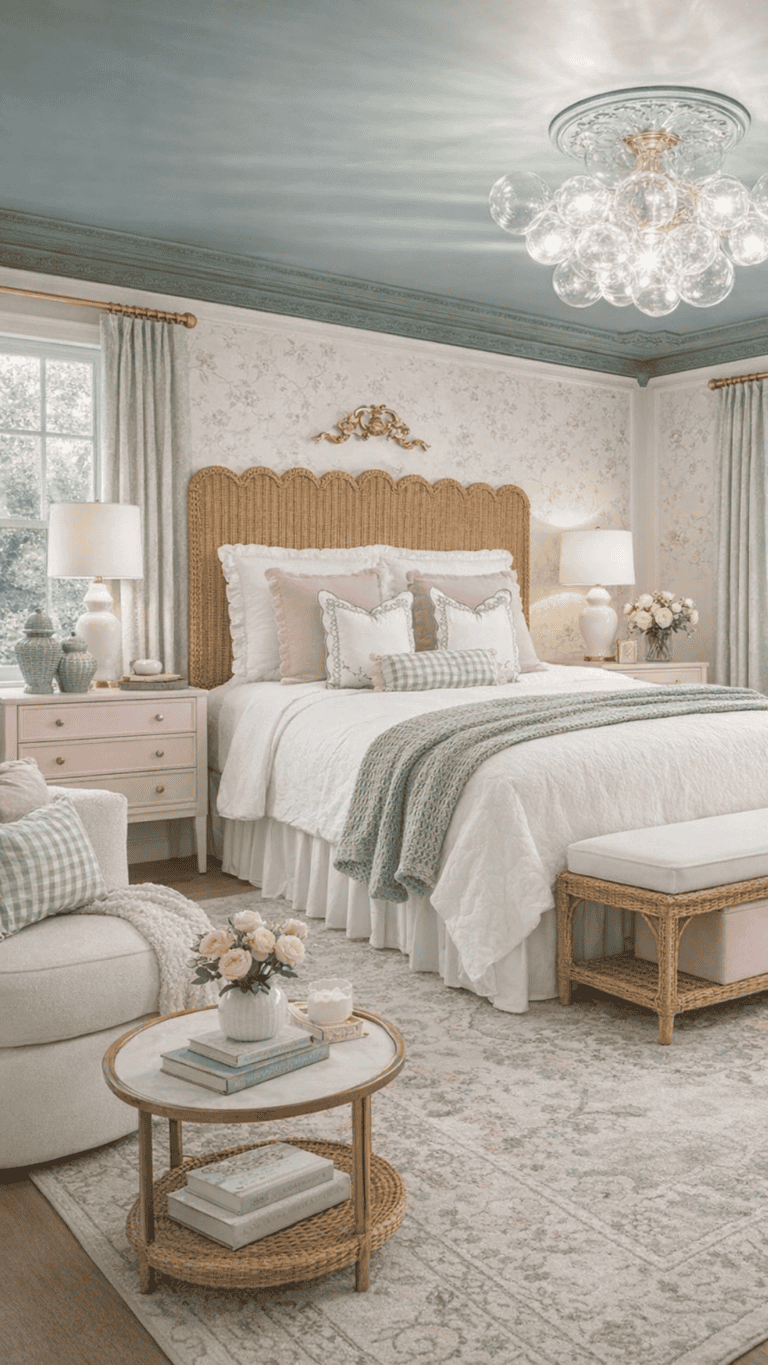 Soft Feminine Bedrooms