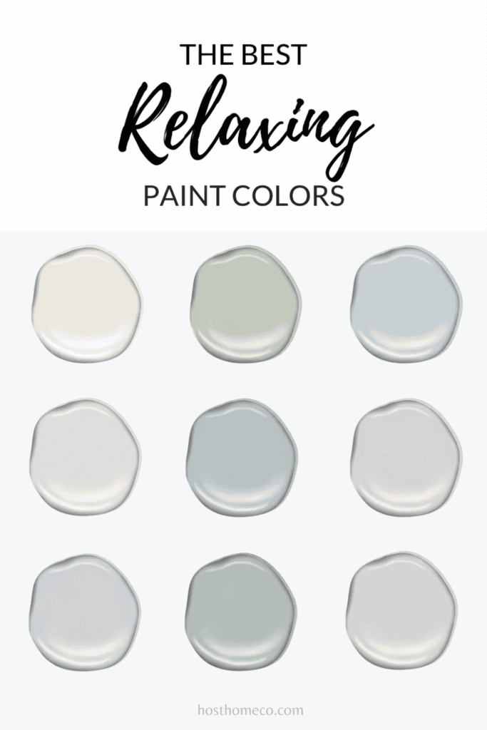 the best relaxing paint colors