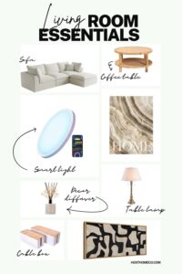 First Apartment Living Room Essentials