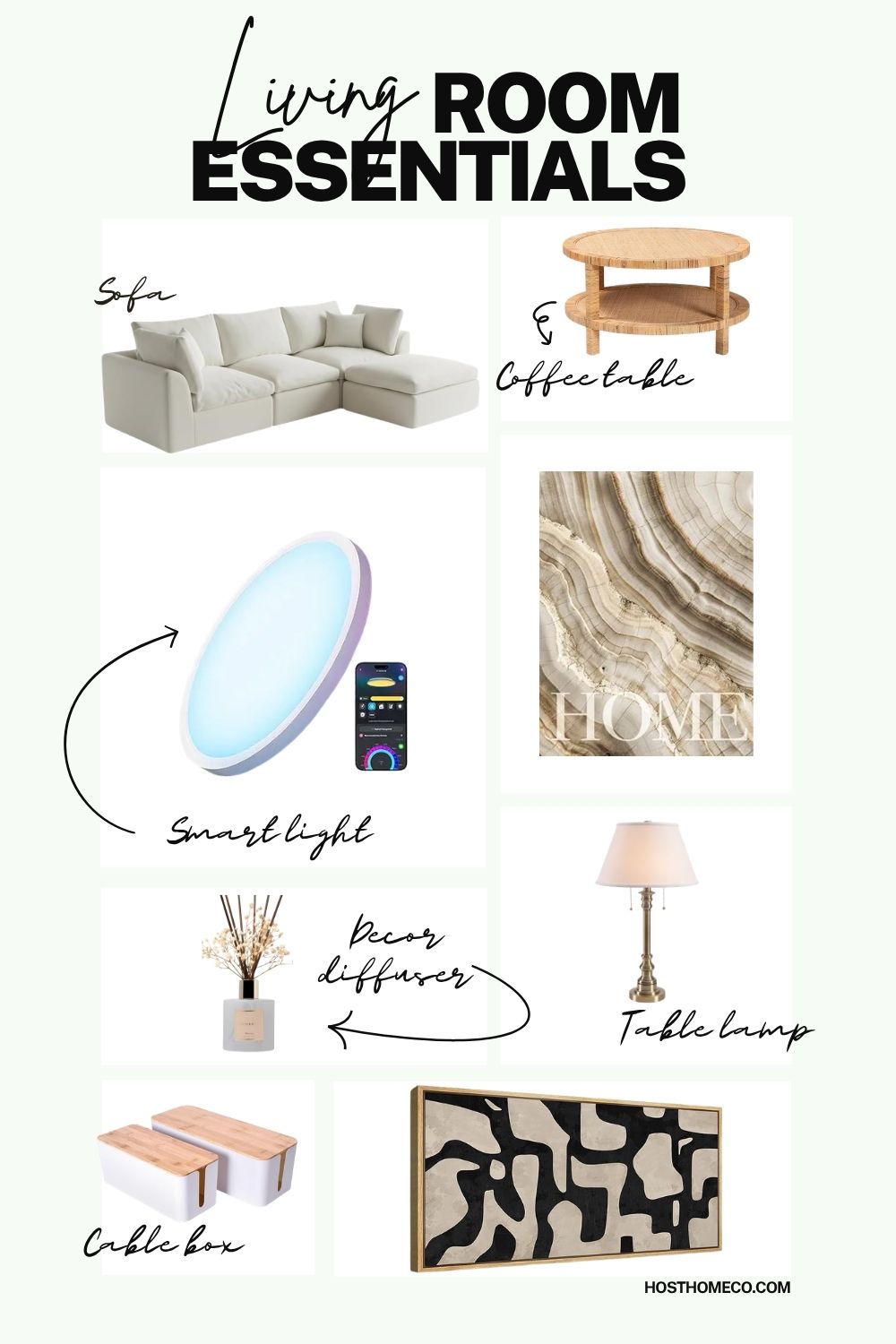 First Apartment Living Room Essentials