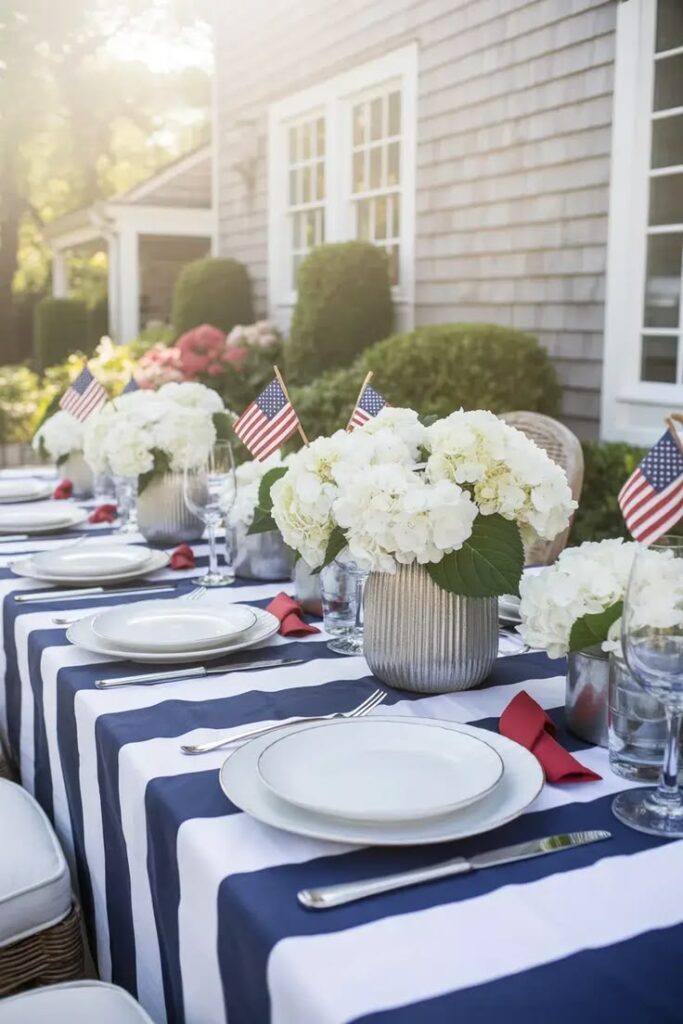 Floral Memorial Day Table