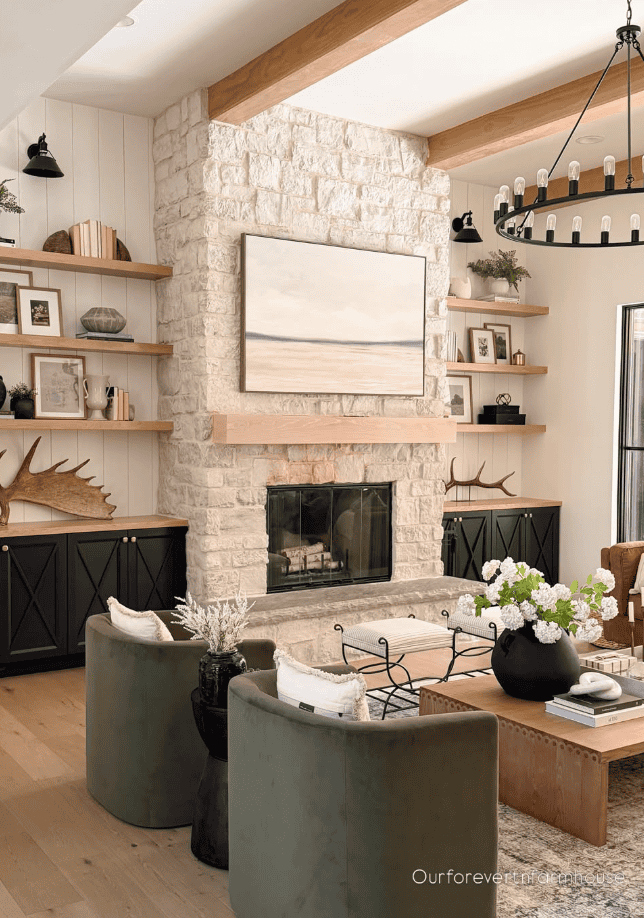 modern farmhouse interior