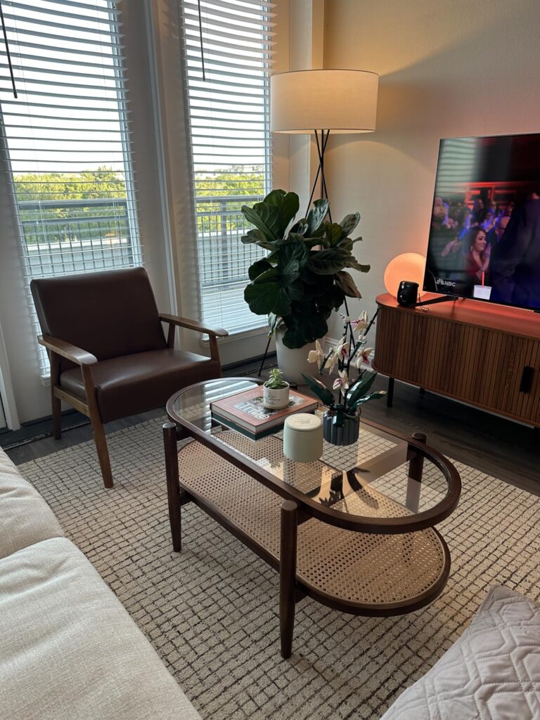 mid century modern coffee table